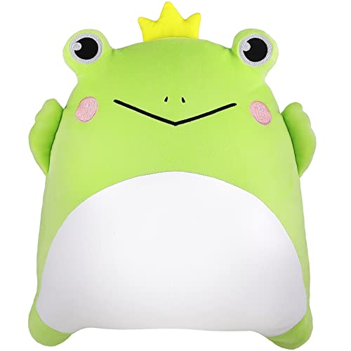 GAGAKU Frog Pillow 15” Cute Frog Stuffed Animal Squishy Frog Animal Pillow Gift for Boys Girls Adults for Mother’s Day/Birthday