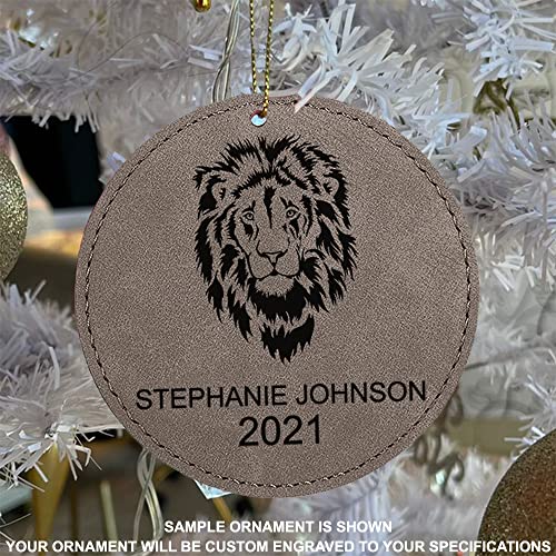 LaserGram Faux Leather Christmas Ornament, Killer Whale, Personalized Engraving Included (Gray, Round) | The Storepaperoomates Retail Market - Fast Affordable Shopping