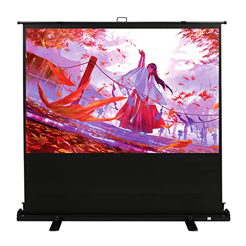 KODAK Portable Projector Screen | 100” Indoor & Outdoor 16:9 Video Projection Surface & Stand with Carry Handle | 1080p, 4K/8K UHD, 3D & HDR Ready | Fast Setup for Movies, Office Presentations & More | The Storepaperoomates Retail Market - Fast Affordable Shopping