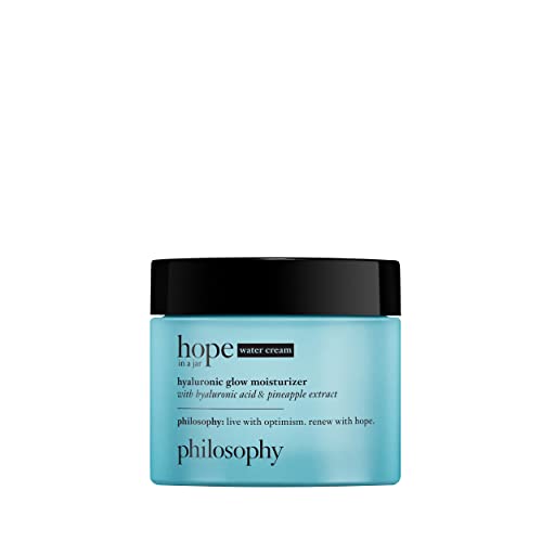 philosophy hope in a jar hyaluronic glow water cream moisturizer, 2 Fl. Oz.