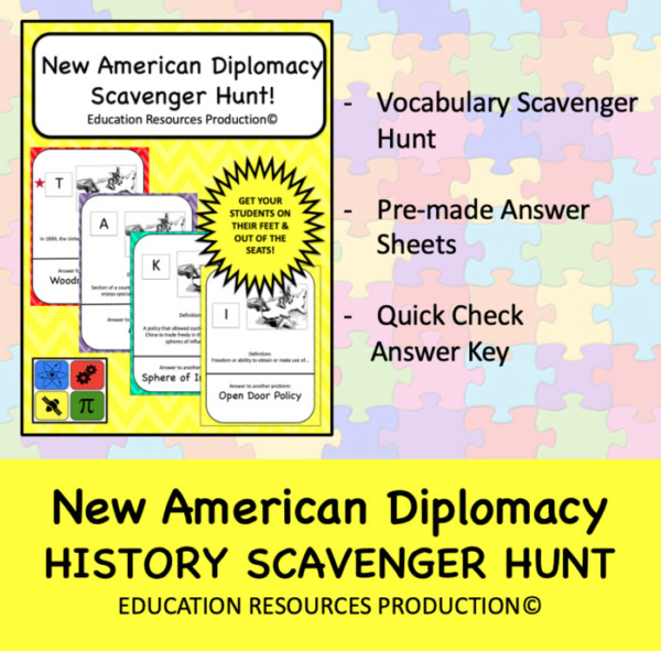 New American Diplomacy History Scavenger Hunt