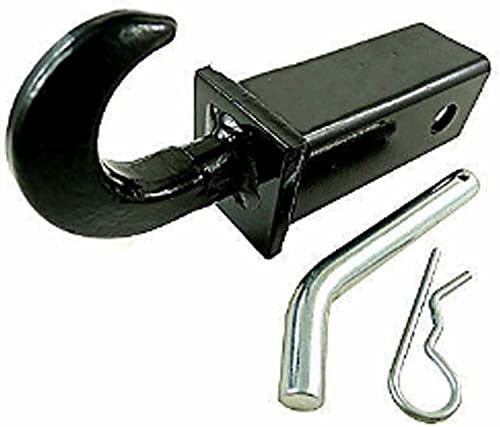 VCT 2″ Receiver Mount Tow Hook with Pin 10;000lb Trailer Rv Trucks Boats Towing
