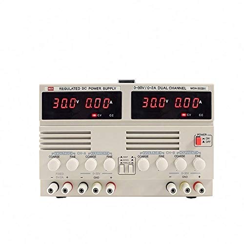 WHY-YUE Adjustable DC Stabilized Power Supply MCH-302D-II Linear Ammeter Mobile Phone Repair Digital Display Digital Lab (Size : 220v)
