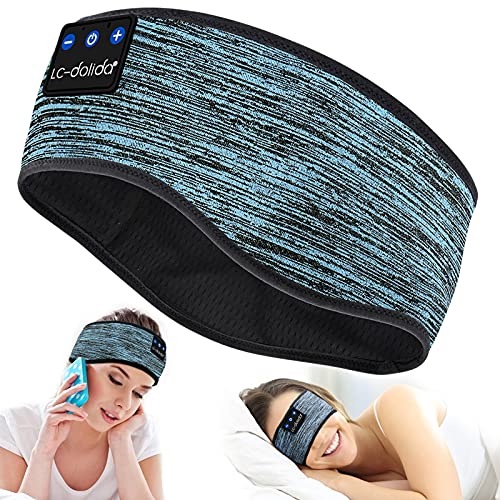 TOPOINT Sleep Headphones Wireless Bluetooth Headband, Sleep Mask Music Sports Sleeping Headband Headphones for Workout Yoga Travel