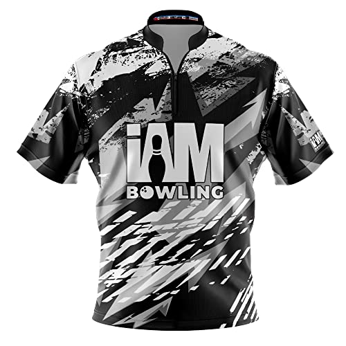 Logo Infusion Dye-Sublimated Bowling Jersey (Sash Collar) – I AM Bowling Fun Design 2020-IAB (Small) Multicolored