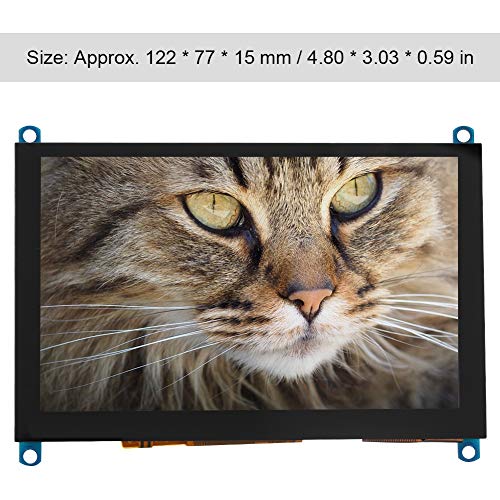 Zyyini 5 inch HDMI LCD LED Screen, 1920×1080 HD Capacitive Touch Screen Display with Back lit LED, Mini PC HDMI DVI VGA LCD Monitor for CCTV DVR Home | The Storepaperoomates Retail Market - Fast Affordable Shopping