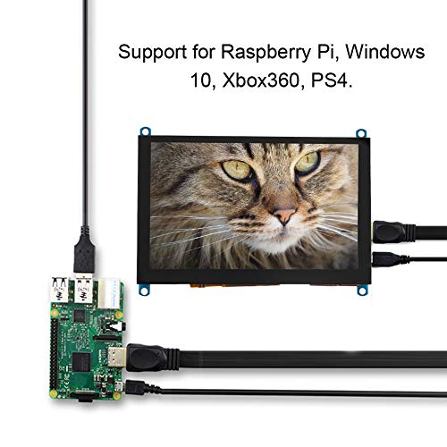 Zyyini 5 inch HDMI LCD LED Screen, 1920×1080 HD Capacitive Touch Screen Display with Back lit LED, Mini PC HDMI DVI VGA LCD Monitor for CCTV DVR Home | The Storepaperoomates Retail Market - Fast Affordable Shopping