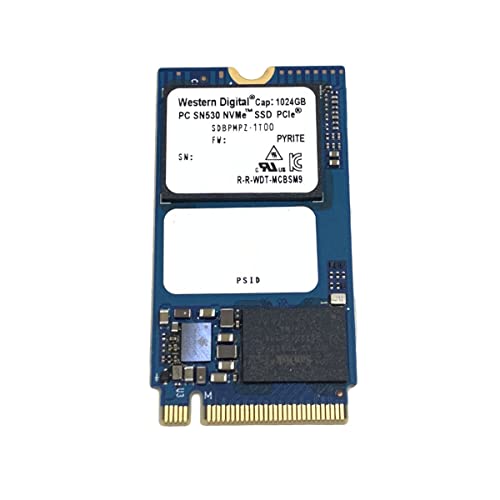 SDBPMPZ-1T00 1TB SSD PC SN530 1024GB M.2 2242 42mm NVMe PCIe Gen3 x4 Solid State Drive for Western Digital Dell HP Lenovo