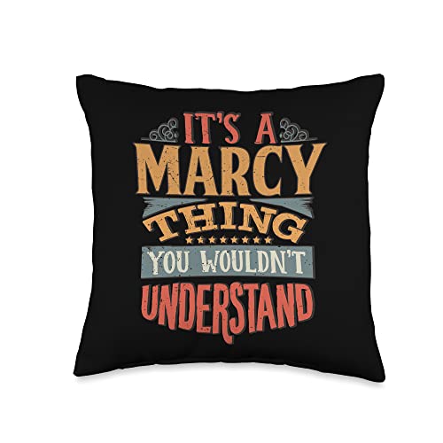 Marcy Name Gifts By Vnz Marcy Name Throw Pillow, 16×16, Multicolor