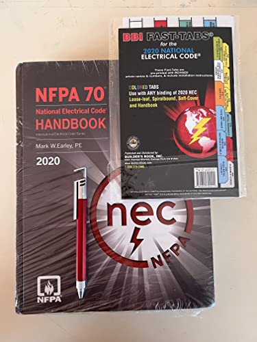 NFPA 70, NEC 2020, National Electrical Code Handbook ISBN: 978-1455922901 with Fast TABS and MULTIUSE Ball Pen