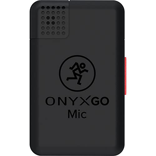 Mackie OnyxGO, Wireless Clip-on Mic with Companion App