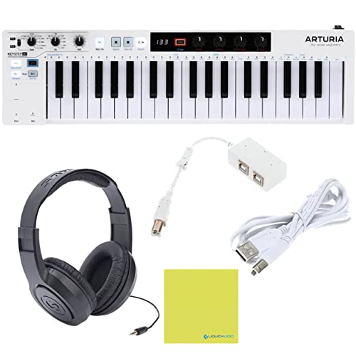 Arturia KeyStep 37 37-key Controller & Sequencer Headphones Bundle White