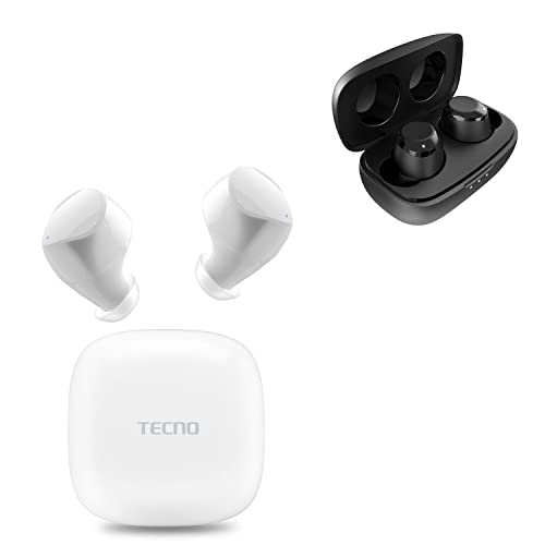 Tecno H2 Wireless Earbuds & BDE01 Wireless Earbuds with Microphone