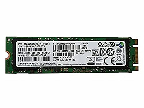 Genuine Replacement Solid State Drive Hard Drive for HP 256GB (SSD) 842298-001