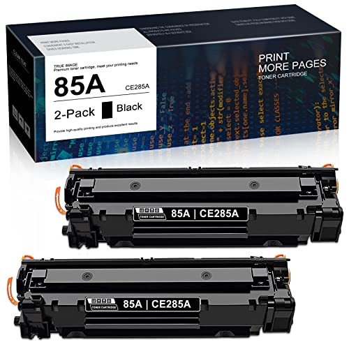 High Yield 85A CE285A P1102w Toner Cartridge Black Compatible Replacement for HP CE285A Pro P1109w MFP M1212nf M1217nfw Printer Toner,CE285D 2Pack
