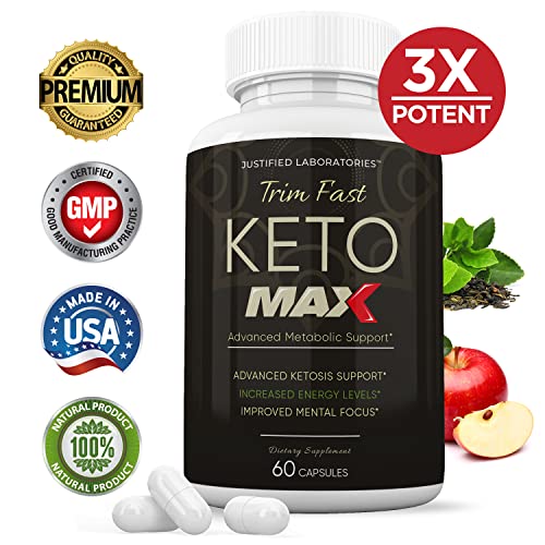 (2 Pack) Trim Fast Keto Max 1200MG Pills Includes Apple Cider Vinegar goBHB Strong Exogenous Ketones Advanced Ketogenic Supplement Ketosis Support for Men Women 120 Capsules | The Storepaperoomates Retail Market - Fast Affordable Shopping
