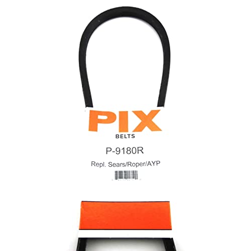 9180R Pix Belt for Tillers & Tine Tillers, Compatible with Craftsman / Husqvarna 532009180, 76018, J2410, STD324410