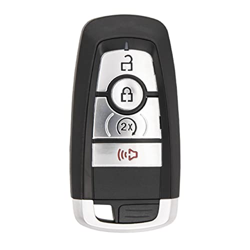 Keyless2Go Replacement for 4 Button Proximity Smart Key 902 Mhz 2-Way Gen 5 PEPS for Ford M3N-A2C931426 164-R8182
