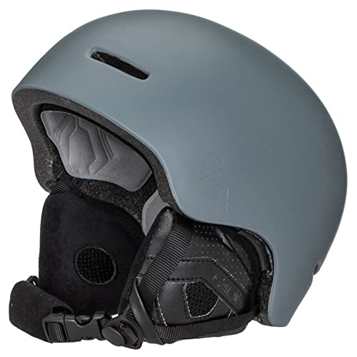 Capix Supreme Helmet Gray Black Snowboard Ski Skate, Wake, Bike S/M (L6)