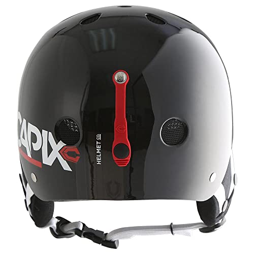 Capix Team Helmet Black White Red Snowboard Ski Skate, Wake, Bike XL (L13) | The Storepaperoomates Retail Market - Fast Affordable Shopping