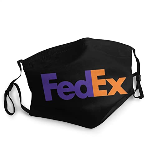 DEBIEW Unisex FedEx Face Cover Mask Reusable Adult Protective Mouth Balaclave Adjustable Scarf, Black-4, One Size