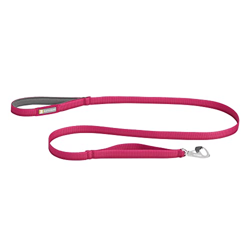 RUFFWEAR, Front Range Dog Leash, 5 ft Lead with Padded Handle for Everyday Walking, Hibiscus Pink