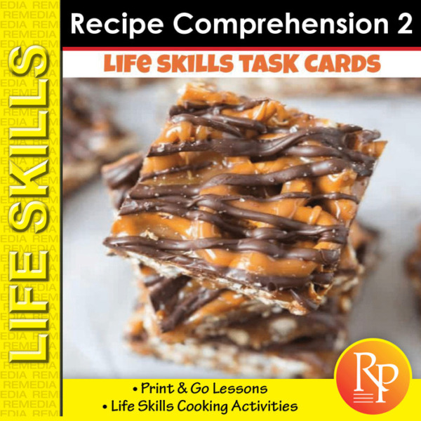 LIFE SKILLS: RECIPE COMPREHENSION 2 – Cooking Activities for Special Education