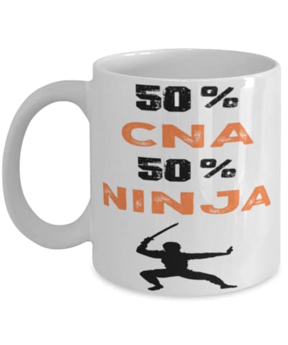 Cna Ninja Coffee Mug,Cna Ninja, Unique Cool Gifts For Professionals and co-workers