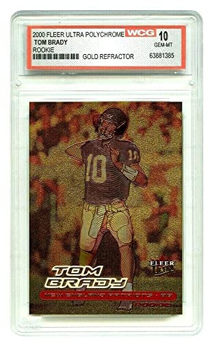 Football Tom Brady 2000 Fleer Ultra Polychrome PRIZM Gold Refractor GEMMT 10 Rookie Card! | The Storepaperoomates Retail Market - Fast Affordable Shopping