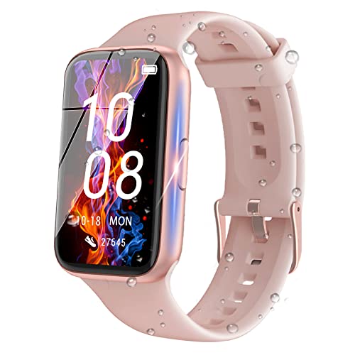 Smart Watch,1.47″ HD Touch Screen Smartwatch for Android and iOS Phones GADIXY Fitness Tracker with Sleep & Heart Rate & Blood Oxygen Monitor Smart Watches for Women Men(Pink)