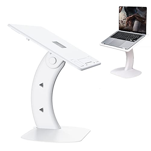 GALEFORM Laptop Stand for Car Bed Couch Sofa Floor Desk Portable Car Tray Table Lap Desk for Laptop Book Kids Adults Writing Reading Eating Ergonomic Adjustable Holder Foldable Computer Mount Riser