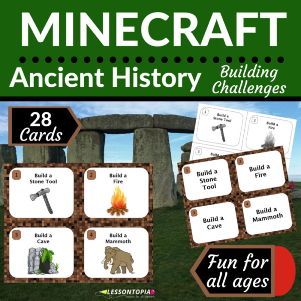 Minecraft Challenges | Ancient History | STEM Activities