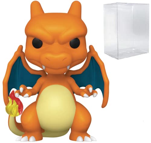 Pokemon Charizard Pop! Vinyl Figure (Bundled with Compatible Pop Box Protector Case),Multicolored,3.75 inches