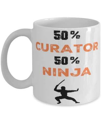 Curator Ninja Coffee Mug,Curator Ninja, Unique Cool Gifts For Professionals and co-workers
