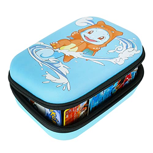 Yosuny Cards Holder Compatible with PM Cards and all TCG cards, Card Game Case Storage Holds Up to 400 Cards.(Blue)