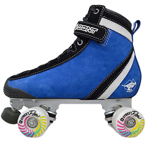 Bont Parkstar Blue Suede Professional Roller Skates for Park Ramps Bowls Street for Men – Women – Boys – Girls rollerskates for Outdoor and Indoor Skating (Bont 11.5)