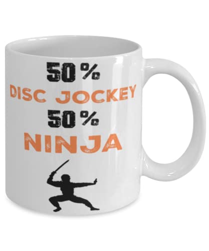 Disc Jockey Ninja Coffee Mug,Disc Jockey Ninja, Unique Cool Gifts For Professionals and co-workers | The Storepaperoomates Retail Market - Fast Affordable Shopping