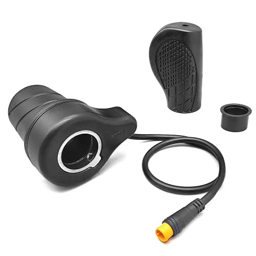 Electric Bicycle Right/Left Handle 20X/76X Half Twist Throttle 24V 36V 48V 60V 72V SM/Waterproof Connector for E Bikes or Folding Electric Scooter (FT-76X Left Waterproof Plug)