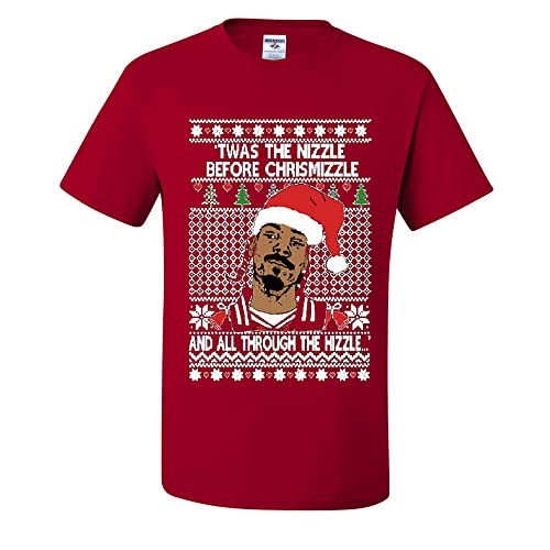 Wonder Why Christmas Missed UUgly Christmas Mens T-Shirts, Red, Small
