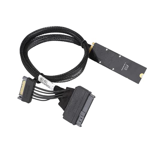 U.2 to M.2 Cable, Various Devices Applicable High Transfer Speed Simple Installation M.2 Connecting Cable for Computer for Servers to NVMe SSD Drives
