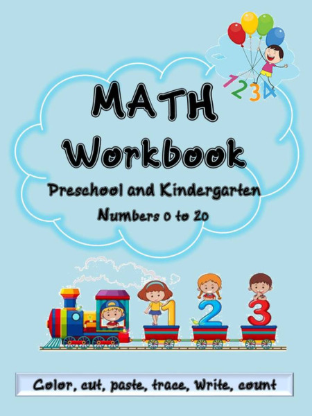 Kindergarten Math Numbers 0 to 20 Workbook for home practice