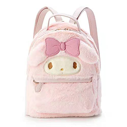 Cartoon Bag Plush Bag Cute Plush Figure Backpack School Handbag for Women Girls Gift Backpack (pink) One Size