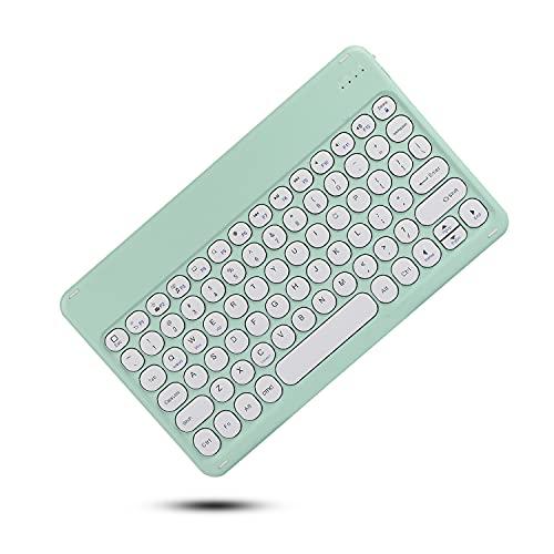 HENGHUI Keyboard Case for Fire HD 10 Plus/HD 10 (Only for 11th Generation, 2021 Release) Cute Round Key Color Keyboard Wireless Detachable BT Keyboard Cover (MintGreen) | The Storepaperoomates Retail Market - Fast Affordable Shopping