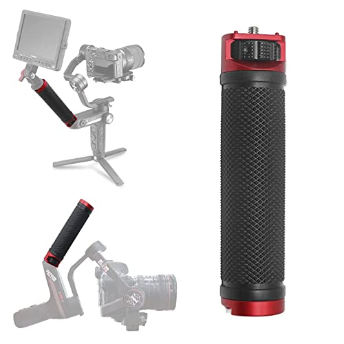 HAPPYPOPO Video Action Stabilizing Handle Grip Handheld Stabilizer with 1/4 Thread, 3/8 Thread, Hot-Shoe Mount ,Grip Handheld Stabilizer for gopro ,Zhiyun WEEBILL LAB/S, DSLR Camera Camcorder etc.