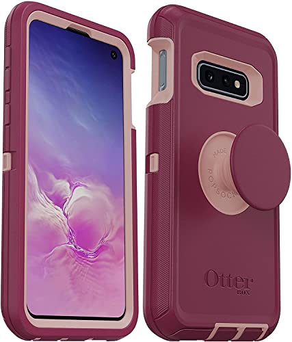 OtterBox + PopGrip Defender Series Case for Samsung Galaxy S10e (ONLY – NOT S10/S10 Plus) Retail Packaging – Fall Blossom