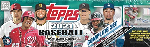 2021 Topps Complete Baseball Card Set Rookie Relic or Auto Relic Teal Box Series 1 & 2 Factory Sealed