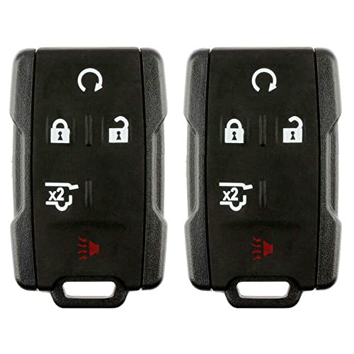 2X New Replacement Keyless Key Fob Shell / CASE Remote Compatible with & Fits for Chevy GMC GM13580081