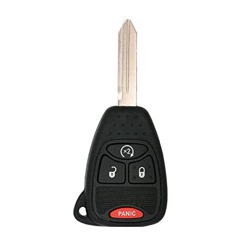 1x New Replacement Keyless Remote Key Fob Shell / CASE Compatible with & Fits for Chrysler Dodge Jeep