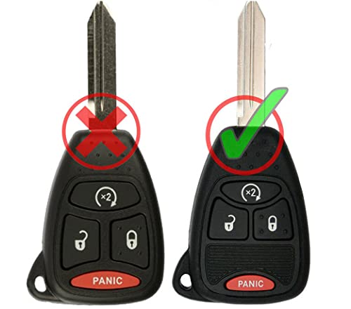 1x New Replacement Keyless Remote Key Fob Shell / CASE Compatible with & Fits for Chrysler Dodge Jeep | The Storepaperoomates Retail Market - Fast Affordable Shopping