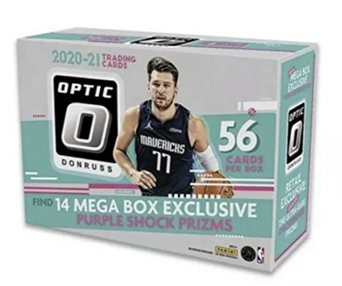 2021 Panini Donruss Optic Basketball Mega Box (56 Cards Per Box)